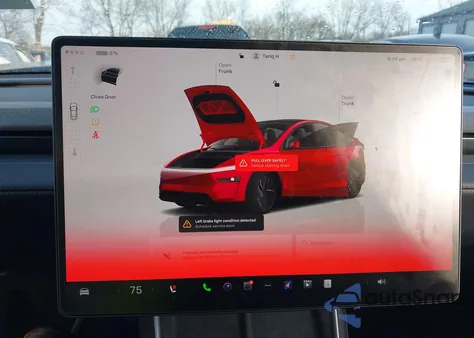 2026 Tesla Model Y Long Range Launch Series/Premium All-Wheel Drive from USA, damaged, VIN 7SAYGDEE4TF354381